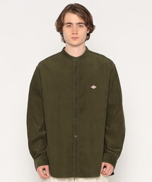 STONE  コーデュロイシャツ オリーブグリーン 60年代 60s 緑 グリーン 長袖 | ビンテージ古着屋Feeet 通販