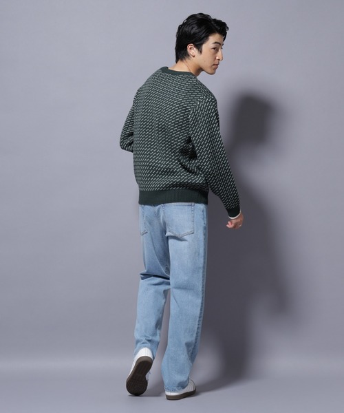 NANO universe(ナノユニバース)の「バーズアイニット(ニット/セーター・メンズ・ブラック/ネイビー/グリーン/ホワイト・XL/L/M/S)」の18枚目の写真