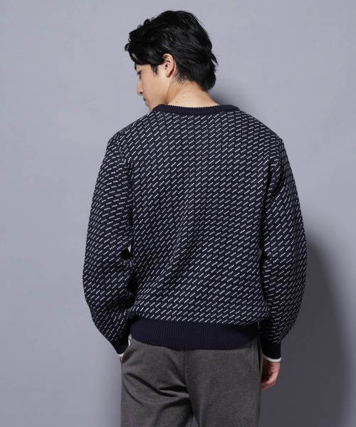 NANO universe(ナノユニバース)の「バーズアイニット(ニット/セーター・メンズ・ブラック/ネイビー/グリーン/ホワイト・XL/L/M/S)」の22枚目の写真