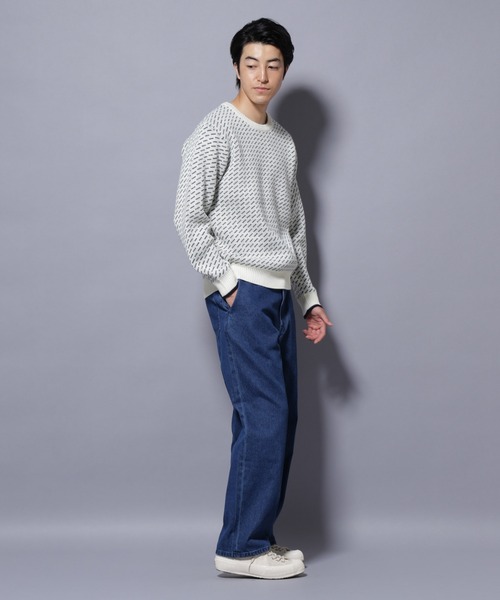 NANO universe(ナノユニバース)の「バーズアイニット(ニット/セーター・メンズ・ブラック/ネイビー/グリーン/ホワイト・XL/L/M/S)」の10枚目の写真