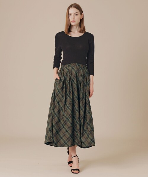 MACKINTOSH LONDON(マッキントッシュ ロンドン)の「【SUPER FINE LAB.】メルテッドサウラコットンクルーネックプルオーバー(ニット/セーター・レディース・ブラック/ネイビー/チャコールグレー/オフホワイト・38)」の8枚目の写真