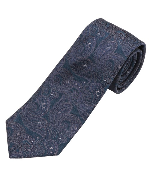 TOKYO SHIRTS（トウキョウシャツ）の「絹100% ベーシックネクタイ（ネクタイ・メンズ・グレー系2/カーキ/ネイビー系2/ネイビー系1/グレー系1/パープル/ベージュ/ネイビー系3/ネイビー系4・FREE）」の6枚目の写真