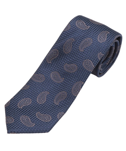 TOKYO SHIRTS（トウキョウシャツ）の「絹100% ベーシックネクタイ（ネクタイ・メンズ・グレー系2/カーキ/ネイビー系2/ネイビー系1/グレー系1/パープル/ベージュ/ネイビー系3/ネイビー系4・FREE）」の8枚目の写真