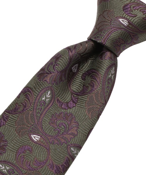 TOKYO SHIRTS（トウキョウシャツ）の「絹100% ベーシックネクタイ（ネクタイ・メンズ・グレー系2/カーキ/ネイビー系2/ネイビー系1/グレー系1/パープル/ベージュ/ネイビー系3/ネイビー系4・FREE）」の16枚目の写真