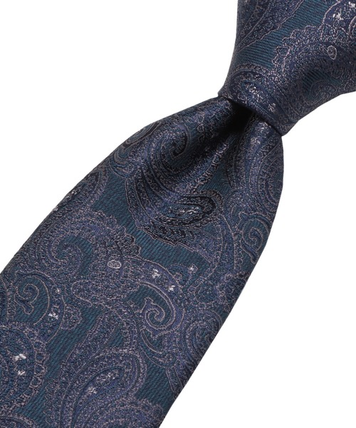 TOKYO SHIRTS（トウキョウシャツ）の「絹100% ベーシックネクタイ（ネクタイ・メンズ・グレー系2/カーキ/ネイビー系2/ネイビー系1/グレー系1/パープル/ベージュ/ネイビー系3/ネイビー系4・FREE）」の20枚目の写真