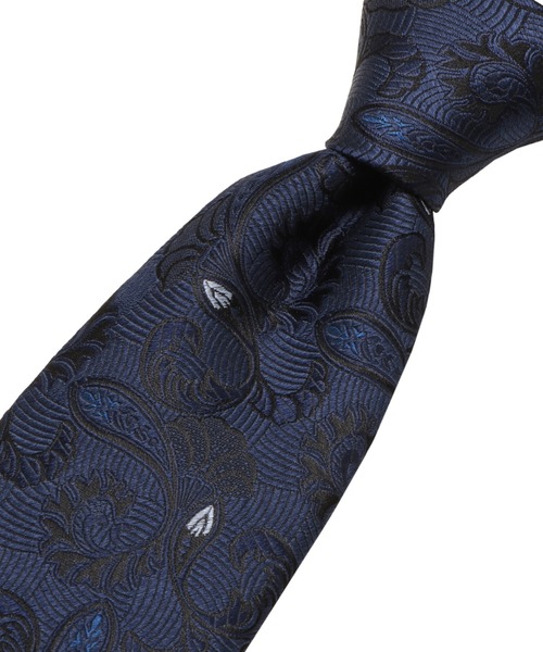 TOKYO SHIRTS（トウキョウシャツ）の「絹100% ベーシックネクタイ（ネクタイ・メンズ・グレー系2/カーキ/ネイビー系2/ネイビー系1/グレー系1/パープル/ベージュ/ネイビー系3/ネイビー系4・FREE）」の22枚目の写真