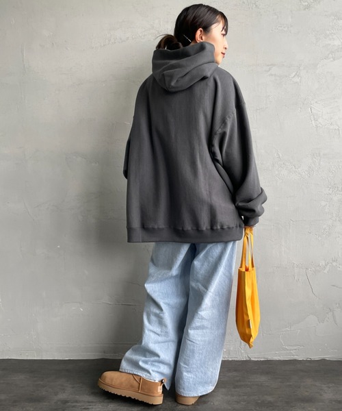 Americana/アメリカーナ] カレッジプリント スウェットフーディー