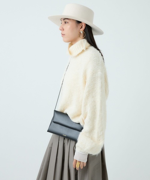 Chaos（カオス）の「Chaos(カオス)/シルファータートルニット（ニット/セーター・レディース・アイボリー/ミント・FREE）」の12枚目の写真