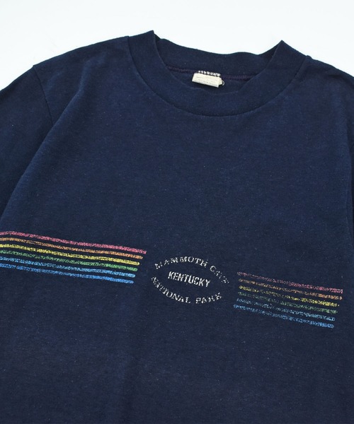 Velva Sheen（ベルバシーン）の「【USED】70-80’s Velva Sheen “Kentucky” スーベニア Tシャツ USA製（Tシャツ/カットソー・メンズ・ネイビー・SMALL）」の2枚目の写真