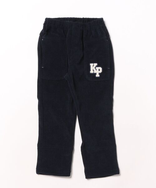 KP(ケーピー)の「裾ボーダー折り返し ライトニットコールパンツ(その他パンツ・キッズ・ダークブラウン/ベージュ/ネイビー・80cm/100cm/90cm)」の5枚目の写真