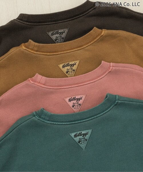 F.O.KIDS（エフオーキッズ）の「ケロッグ　ガーメントダイトレーナー（スウェット・キッズ・ターコイズブルー/レッド/キャメル/チャコール・80/90/100/110/120/130/140/150/160）」の17枚目の写真