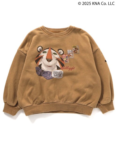 F.O.KIDS（エフオーキッズ）の「ケロッグ　ガーメントダイトレーナー（スウェット・キッズ・ターコイズブルー/レッド/キャメル/チャコール・80/90/100/110/120/130/140/150/160）」の19枚目の写真