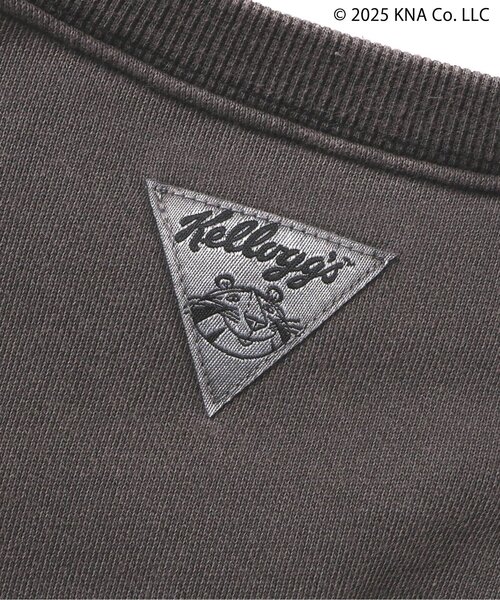 F.O.KIDS（エフオーキッズ）の「ケロッグ　ガーメントダイトレーナー（スウェット・キッズ・ターコイズブルー/レッド/キャメル/チャコール・80/90/100/110/120/130/140/150/160）」の21枚目の写真