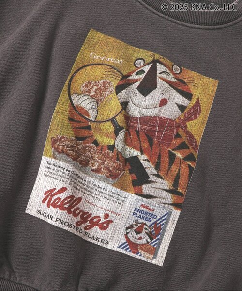 F.O.KIDS（エフオーキッズ）の「ケロッグ　ガーメントダイトレーナー（スウェット・キッズ・ターコイズブルー/レッド/キャメル/チャコール・80/90/100/110/120/130/140/150/160）」の22枚目の写真