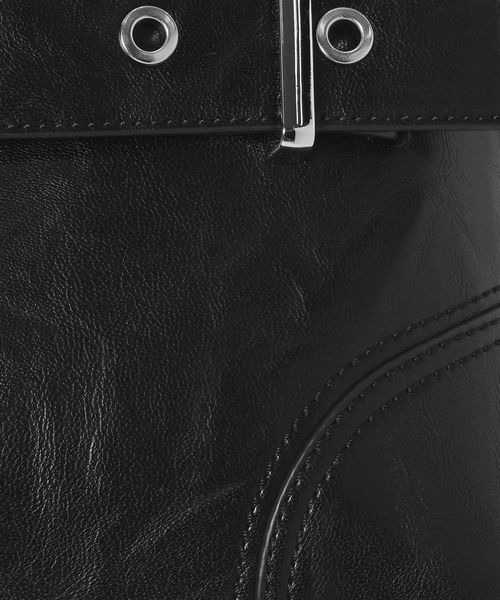 JEANASIS（ジーナシス）の「メタルミューズミニボストン/601798（ボストンバッグ・レディース・ブラック/レッド/ブラウン・FREE）」の10枚目の写真