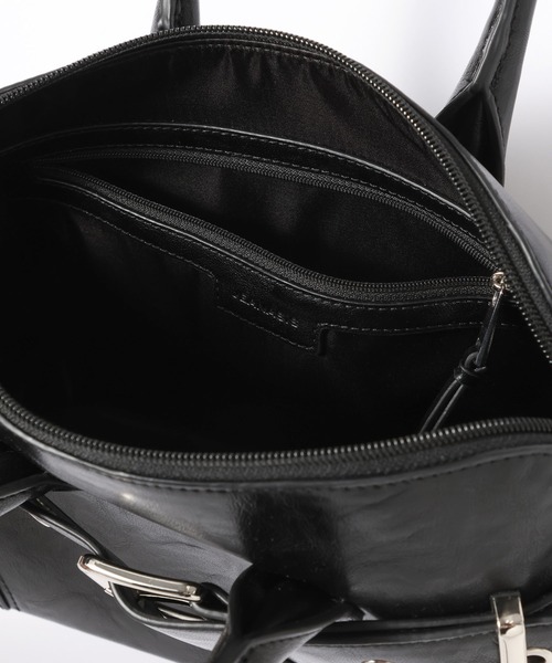 JEANASIS（ジーナシス）の「メタルミューズミニボストン/601798（ボストンバッグ・レディース・ブラック/レッド/ブラウン・FREE）」の8枚目の写真