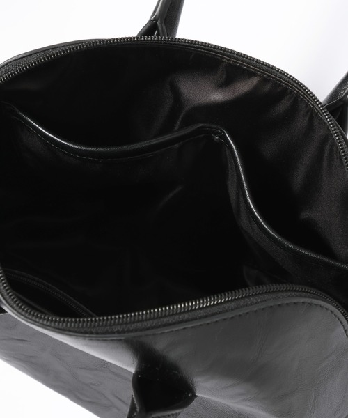 JEANASIS（ジーナシス）の「メタルミューズミニボストン/601798（ボストンバッグ・レディース・ブラック/レッド/ブラウン・FREE）」の4枚目の写真