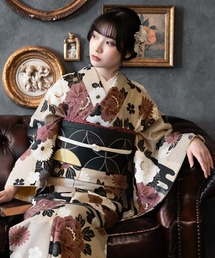 kimonomachi（キモノマチ）の「木綿着物 グレーグレンチェック（着物