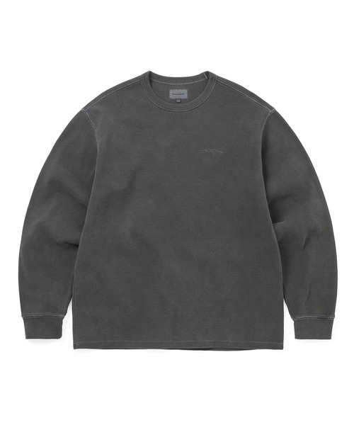 thisisneverthat(ディスイズネバーザット)の「Waffle L/S Tee(Tシャツ/カットソー・メンズ・チャコール/ブルー系その他/アイボリー・L/M/S/XL)」の2枚目の写真