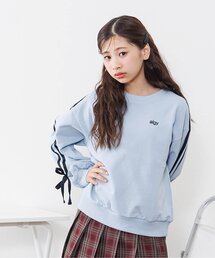 algy | 袖りぼんトレーナー(スウェット)