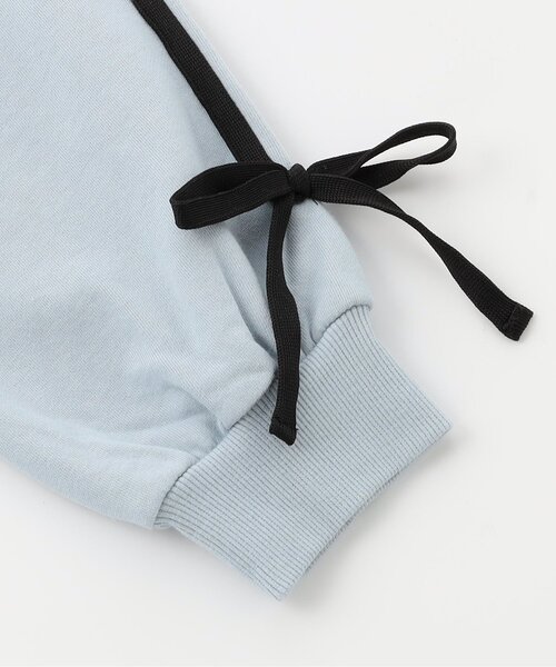 algy（アルジー）の「袖りぼんトレーナー（スウェット・キッズ・ブラック/アイボリー/サックスブルー・XX-SMALL/X-SMALL/MEDIUM/SMALL）」の7枚目の写真