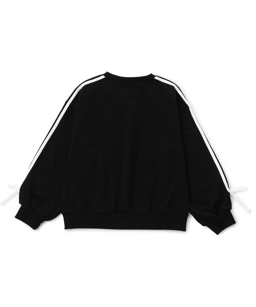 algy（アルジー）の「袖りぼんトレーナー（スウェット・キッズ・ブラック/アイボリー/サックスブルー・XX-SMALL/X-SMALL/MEDIUM/SMALL）」の11枚目の写真