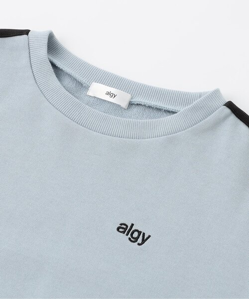 algy（アルジー）の「袖りぼんトレーナー（スウェット・キッズ・ブラック/アイボリー/サックスブルー・XX-SMALL/X-SMALL/MEDIUM/SMALL）」の16枚目の写真