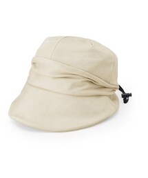 スエード調すっぽりキャスケット