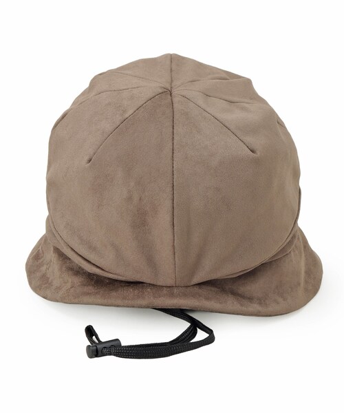 SHOO・LA・RUE(シューラルー)の「スエード調すっぽりキャスケット(キャスケット・レディース・ブラック/ライトベージュ/ブラウン系その他・00)」の9枚目の写真