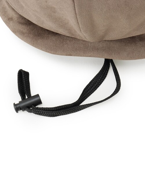 SHOO・LA・RUE(シューラルー)の「スエード調すっぽりキャスケット(キャスケット・レディース・ブラック/ライトベージュ/ブラウン系その他・00)」の10枚目の写真