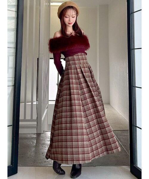 セール】【WEB限定】ハイウエストコルセットスカート（スカート