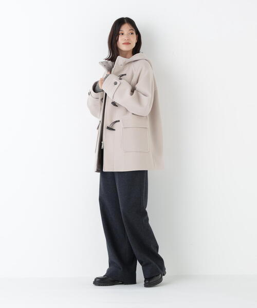 ◇モッサミドルダッフルコート（ダッフルコート）｜human woman
