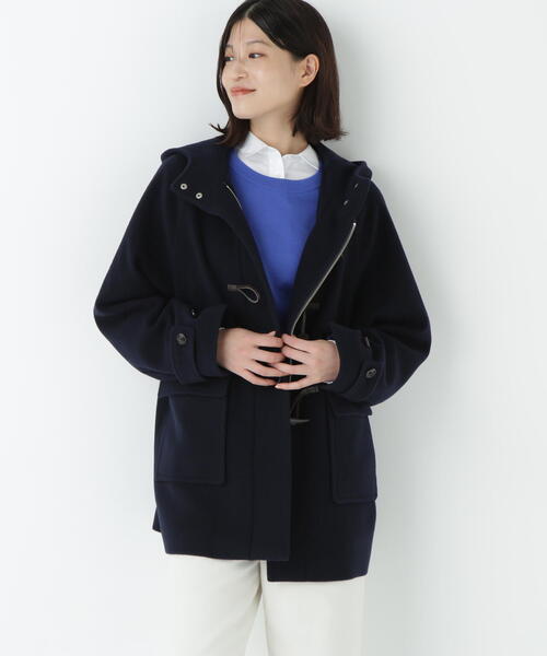 ◇モッサミドルダッフルコート（ダッフルコート）｜human woman