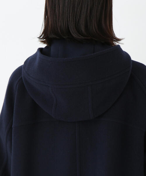 human woman(ヒューマンウーマン)の「◆モッサミドルダッフルコート(ダッフルコート・レディース・ネイビー/ベージュ・MEDIUM)」の9枚目の写真
