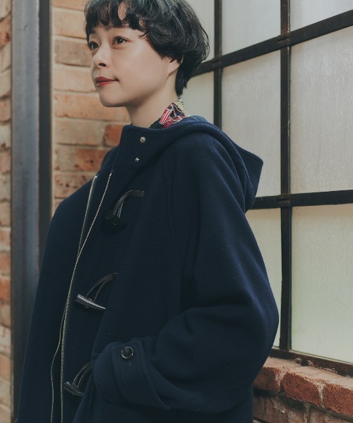 ◇モッサミドルダッフルコート（ダッフルコート）｜human woman