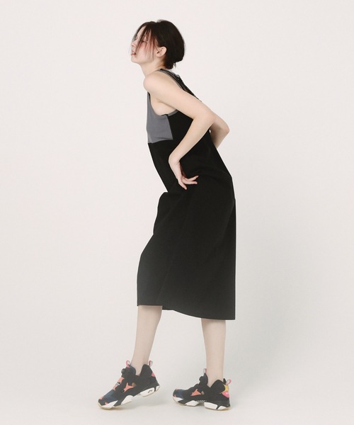bedsidedrama（ベットサイドドラマ）の「Colored Tank Dress（ワンピース・レディース・ライトグレー/ブラック・2）」の4枚目の写真