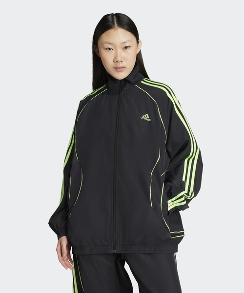 チームガイスト アディカラー オーバーサイズ ウーブン トラックトップ