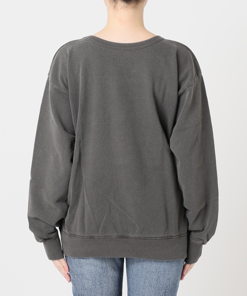 MIXTA（ミクスタ）の「【MIXTA/ミクスタ】WEST COAST CREW SWEATSHITS：スウェット（スウェット・レディース・ブラック/アイボリー・MEDIUM）」の15枚目の写真