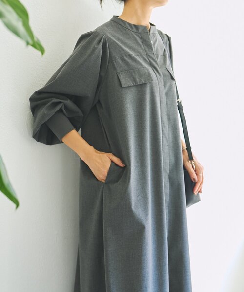 セール】ロングシャツワンピース（ワンピース）｜BEARDSLEY