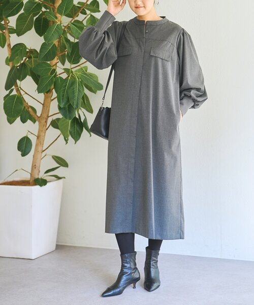 セール】ロングシャツワンピース（ワンピース）｜BEARDSLEY