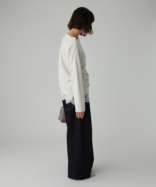 洗濯可】ベロアドレーププルオーバー（Tシャツ/カットソー）｜BABYLONE