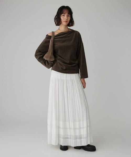 洗濯可】ベロアドレーププルオーバー（Tシャツ/カットソー）｜BABYLONE