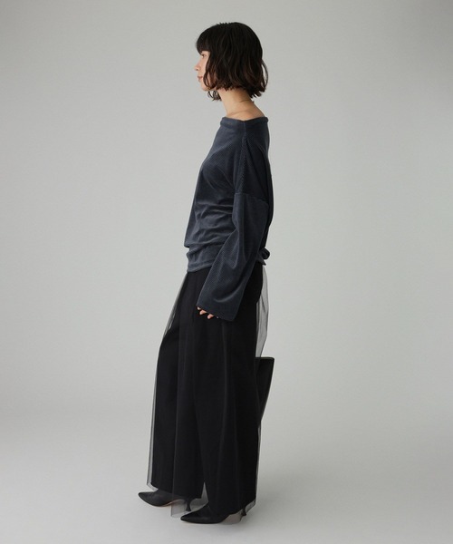 洗濯可】ベロアドレーププルオーバー（Tシャツ/カットソー）｜BABYLONE