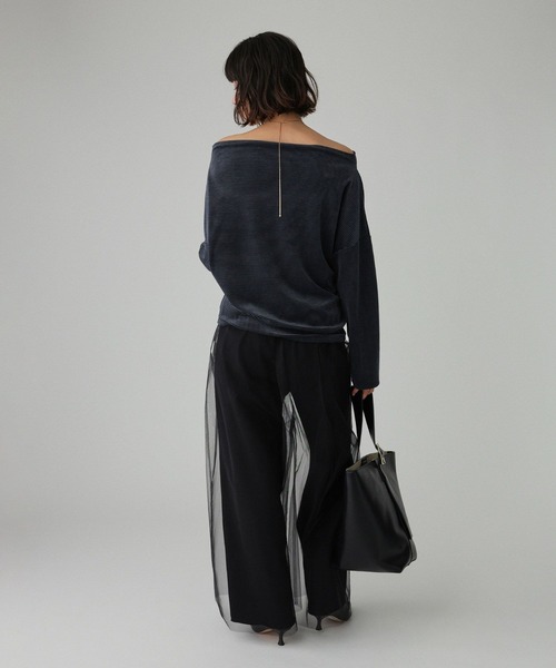 洗濯可】ベロアドレーププルオーバー（Tシャツ/カットソー）｜BABYLONE