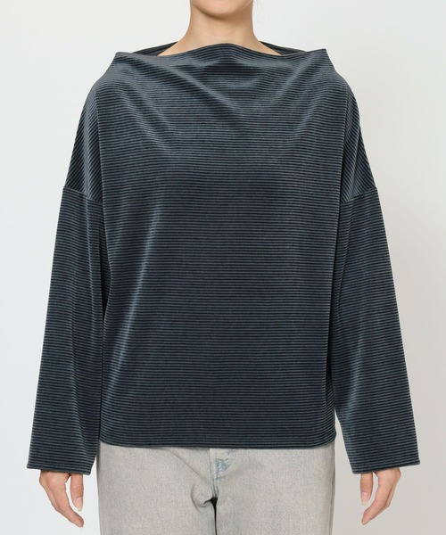 洗濯可】ベロアドレーププルオーバー（Tシャツ/カットソー）｜BABYLONE