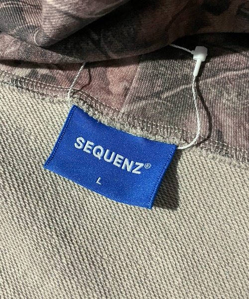 SEQUENZ（シークエンズ）の「SEQUENZ (シークエンズ) フロントプリント フルジップ パーカー メンズ レディース 綿 コットン（パーカー・メンズ・ブラック/ピンク/カモフラージュ・L/M/S）」の20枚目の写真