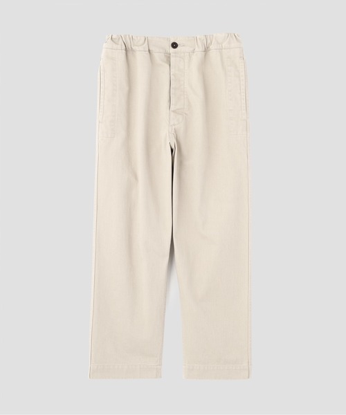 MHL.（エムエイチエル）の「ORGANIC COTTON SATEEN TROUSERS（その他パンツ・レディース・グレー系その他4/ベージュ系その他・0/3/2/1）」の11枚目の写真