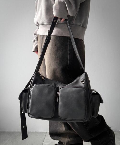 WEGO（ウィゴー）の「WEGO/2wayハトメショルダー（ショルダーバッグ・レディース・ブラウン/ブラック/グレー・FREE）」の22枚目の写真