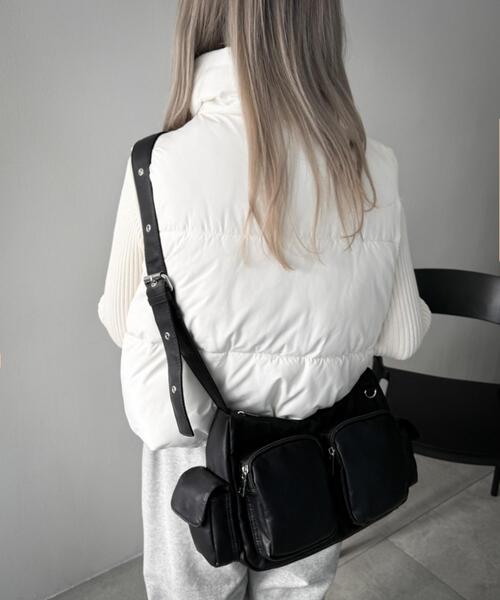 WEGO（ウィゴー）の「WEGO/2wayハトメショルダー（ショルダーバッグ・レディース・ブラウン/ブラック/グレー・FREE）」の20枚目の写真