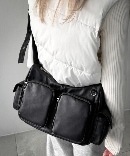 WEGO（ウィゴー）の「WEGO/2wayハトメショルダー（ショルダーバッグ・レディース・ブラウン/ブラック/グレー・FREE）」の19枚目の写真